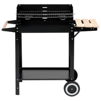 Мангал Lund YG-99592  Брикеты, уголь / Мобильный