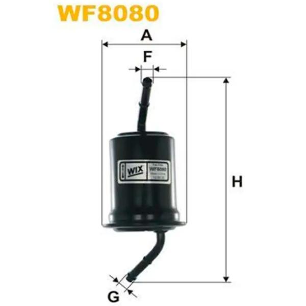 Filtru combustibil Wix Filters WF8080 8 mm photo 5