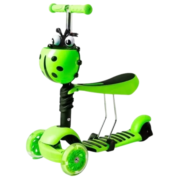 Детский трёхколёсный самокат 4Play LADY BUG (00-00841757) 35 кг/ Зеленый photo 1 Детский трёхколёсный самокат 4Play LADY BUG (00-00841757) 35 кг/ Зеленый photo 1