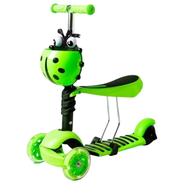 Детский трёхколёсный самокат 4Play LADY BUG (00-00841757) 35 кг/ Зеленый photo 1 Детский трёхколёсный самокат 4Play LADY BUG (00-00841757) 35 кг/ Зеленый photo 1