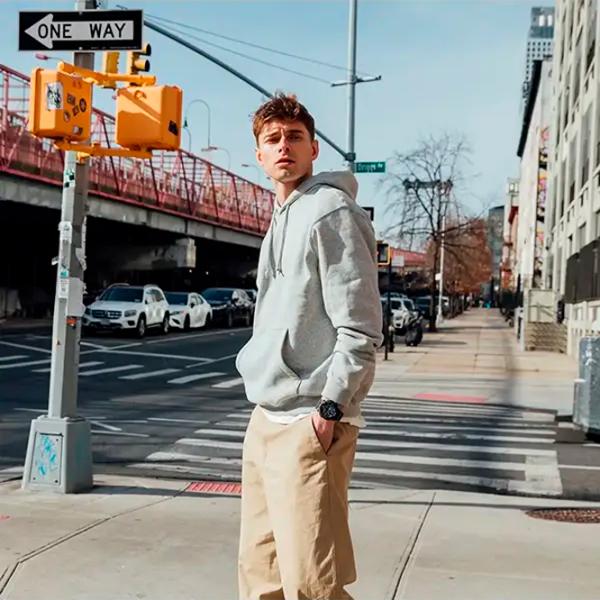 Ceas de mână pentru bărbați Casio GA-010-1A1ER Cuarț / 52 mm photo 4