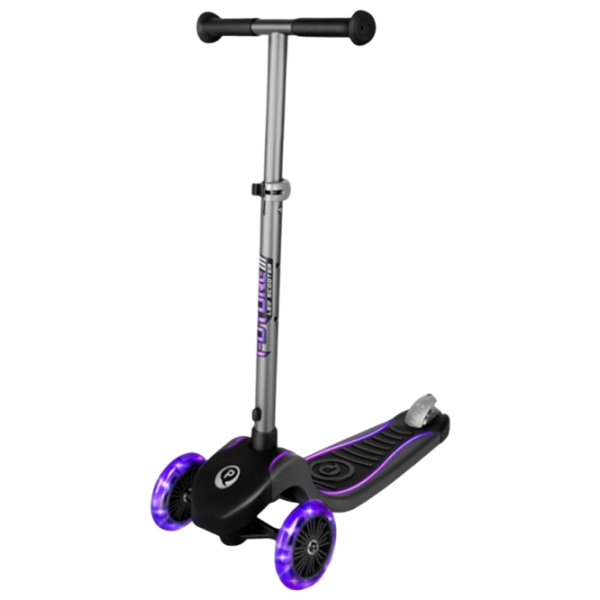 Детский трёхколёсный самокат Qplay Future Eco (00-00894504) 50 кг/ Пурпурный photo 1