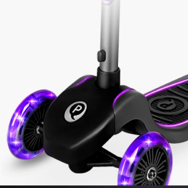 Детский трёхколёсный самокат Qplay Future Eco (00-00894504) 50 кг/ Пурпурный photo 4