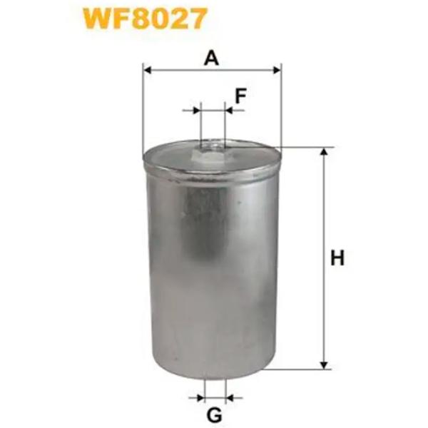 Filtru combustibil Wix Filters WF8027 82 mm photo 4 Filtru combustibil Wix Filters WF8027 82 mm photo 4