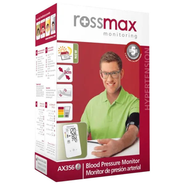 Тонометр Rossmax AX356f S 40 - 199 уд/мин photo 2