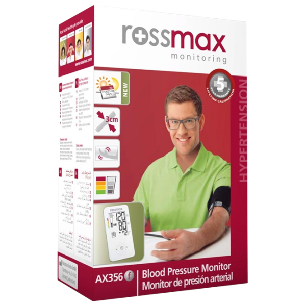 Тонометр Rossmax AX356f S 40 - 199 уд/мин photo 2