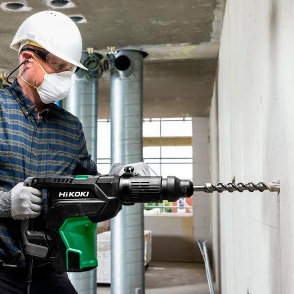 Перфоратор Hikoki DH52MAWSZ 1500 Вт / Зеленый photo 4 Перфоратор Hikoki DH52MAWSZ 1500 Вт / Зеленый photo 4