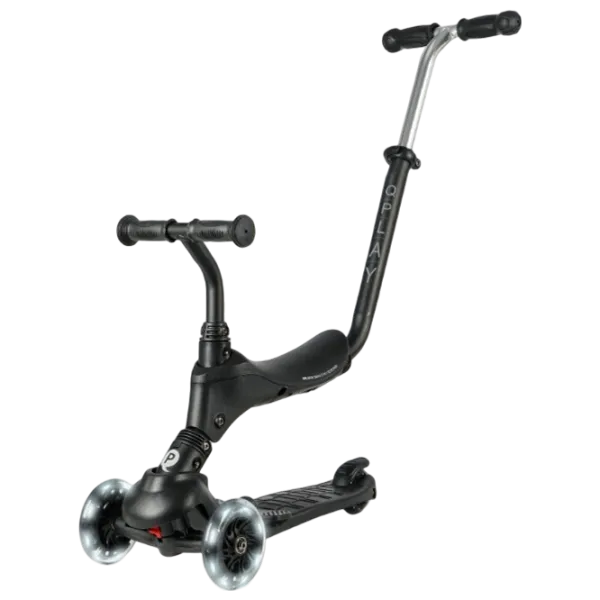 Детский трёхколёсный самокат Qplay Sema Pro (00-00716241) 50 кг/ Черный photo 1