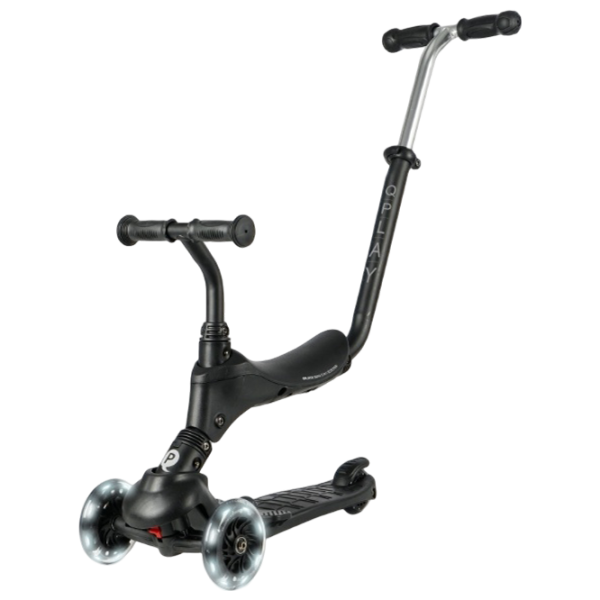Детский трёхколёсный самокат Qplay Sema Pro (00-00716241) 50 кг/ Черный photo 1