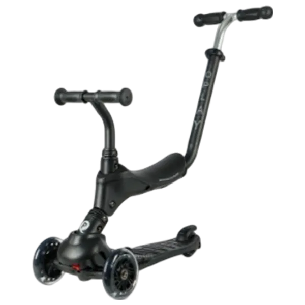 Детский трёхколёсный самокат Qplay Sema Pro (00-00716241) 50 кг/ Черный photo 2
