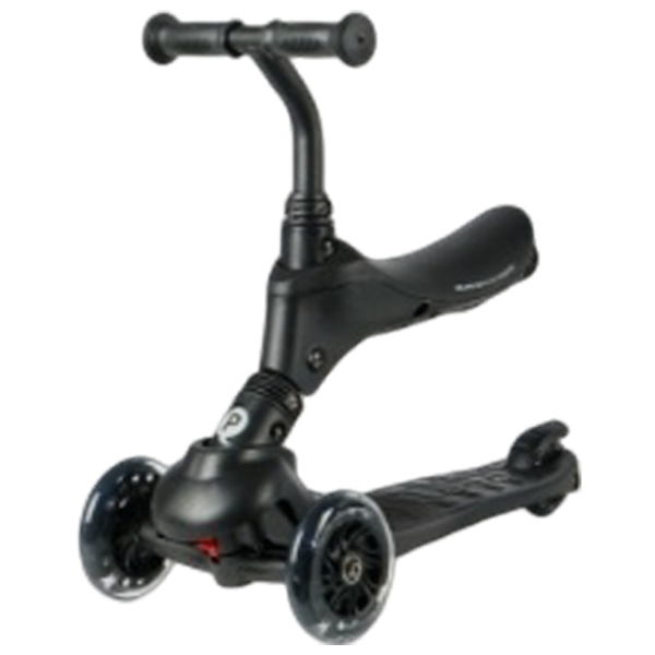 Детский трёхколёсный самокат Qplay Sema Pro (00-00716241) 50 кг/ Черный photo 3