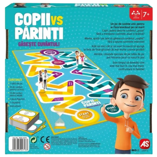 Настольная игра As Kids Kids vs Parents 7+/ Развитие photo 2
