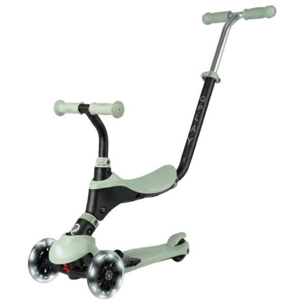 Trotinetă pentru copii cu trei roți Qplay Sema Pro (00-00716243) 50 kg/ Green photo 1 Trotinetă pentru copii cu trei roți Qplay Sema Pro (00-00716243) 50 kg/ Green photo 1