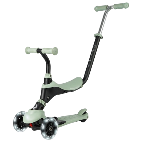 Trotinetă pentru copii cu trei roți Qplay Sema Pro (00-00716243) 50 kg/ Green photo 1 Trotinetă pentru copii cu trei roți Qplay Sema Pro (00-00716243) 50 kg/ Green photo 1