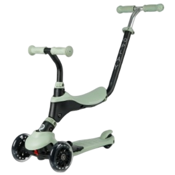 Trotinetă pentru copii cu trei roți Qplay Sema Pro (00-00716243) 50 kg/ Green photo 6 Trotinetă pentru copii cu trei roți Qplay Sema Pro (00-00716243) 50 kg/ Green photo 6
