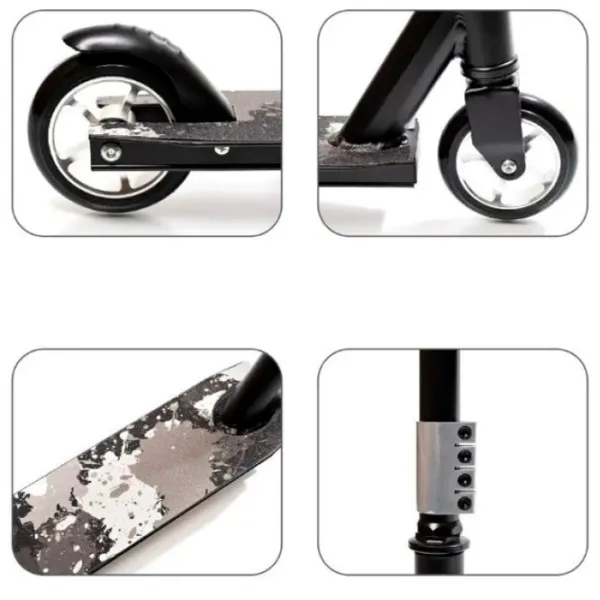 Trotinetă pentru copii cu două roți 4Play Extreme (00-00688686) 60 kg/ Black photo 3 Trotinetă pentru copii cu două roți 4Play Extreme (00-00688686) 60 kg/ Black photo 3