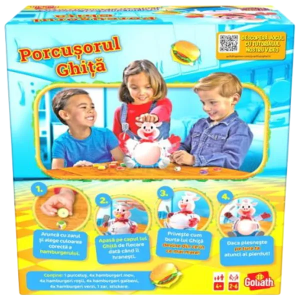 Joc de masă Goliath Pig Goes Pop 4+/ Strategie photo 4