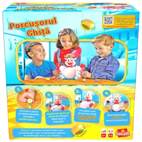 Joc de masă Goliath Pig Goes Pop 4+/ Strategie photo 4