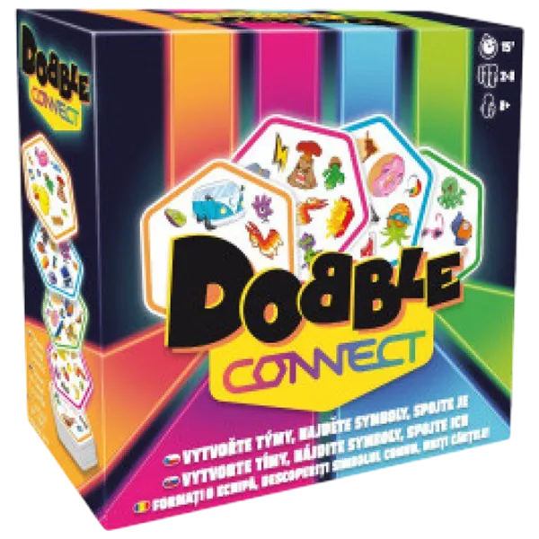 Joc de masă Asmodee Dobble Connect 8+/ Strategie photo 1