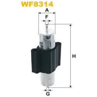 Filtru combustibil Wix Filters WF8314 8 mm photo 4
