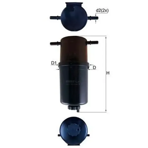 Топливный фильтр Mahle KL 873 85.2 мм photo 4