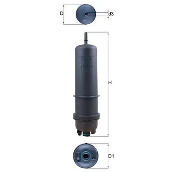 Топливный фильтр Mahle KL 872/7 7.9 мм photo 4