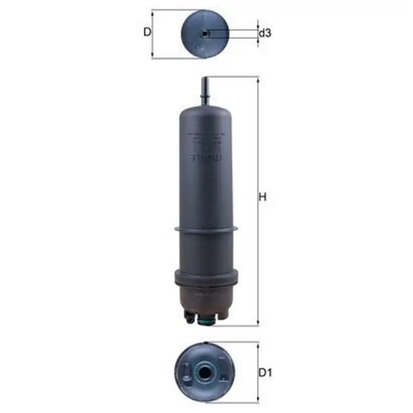 Топливный фильтр Mahle KL 872/7 7.9 мм photo 4