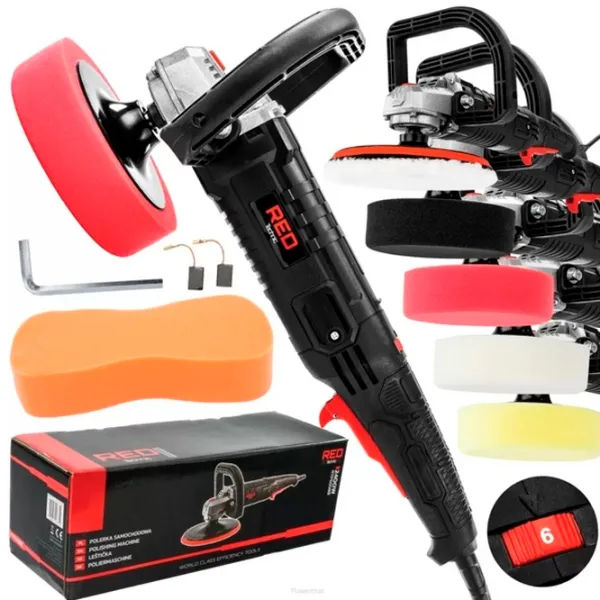 Полировальная машина Red Technic RTPS0088 Черный photo 3