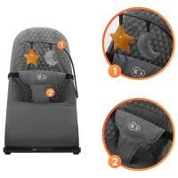 Детские качели KinderKraft Mimi (KBMIMI00GRY0000) 9 кг/ Серый photo 8