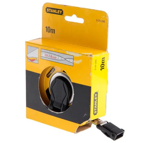 Рулетка Stanley FIBERGLASS 10 м / Желтый photo 1