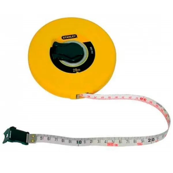 Рулетка Stanley FIBERGLASS 20 м / Желтый photo 1