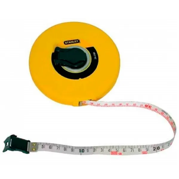 Рулетка Stanley FIBERGLASS 30 м / Желтый photo 1