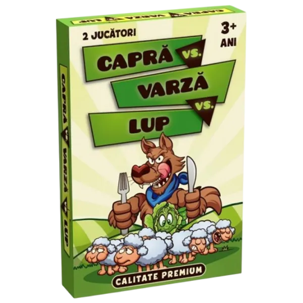 Настольная игра Noriel Goat Vs Cabbage Vs Wolf 3+/ Игральные карты photo 1