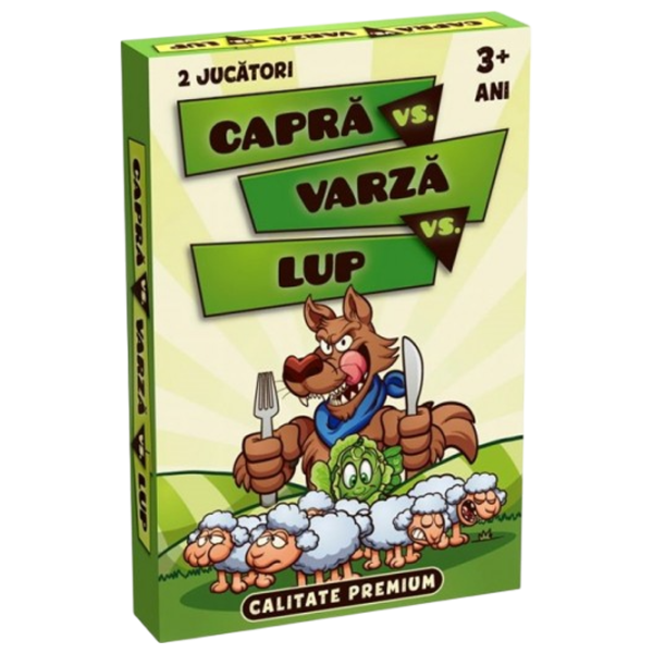 Настольная игра Noriel Goat Vs Cabbage Vs Wolf 3+/ Игральные карты photo 1