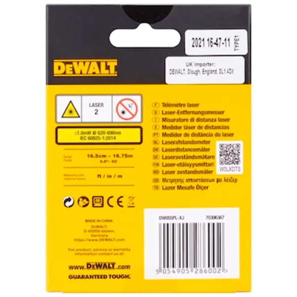 Telemetru Dewalt DW055PL Acumulator /  photo 5