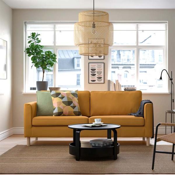 Диван Ikea Parup/Vissle (5787377) Полиэстер / Жёлто-коричневый photo 3