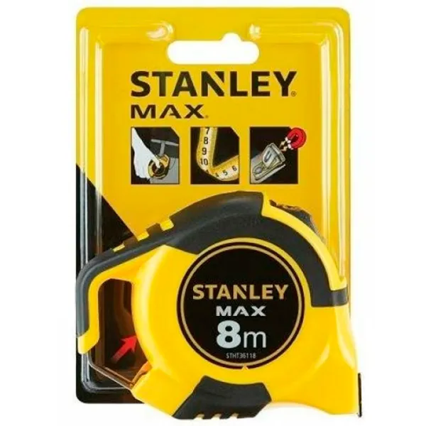 Рулетка Stanley STHT0-36118 8 м / Желтый photo 2