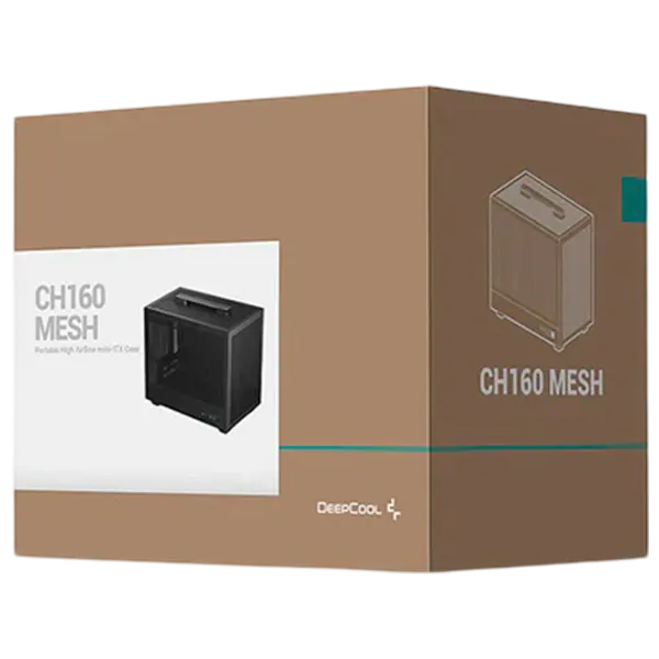 Корпус Deepcool CH160 Mesh Mid Tower / Черный photo 12