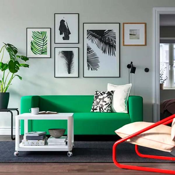 Диван Ikea Klippan/Vissle (5786637) Полиэстер / Зеленый photo 2 Диван Ikea Klippan/Vissle (5786637) Полиэстер / Зеленый photo 2