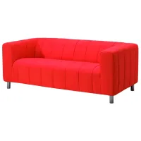 Canapea Ikea Klippan/Langban (5786624) Poliester / Red