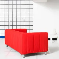 Canapea Ikea Klippan/Langban (5786624) Poliester / Red photo 2