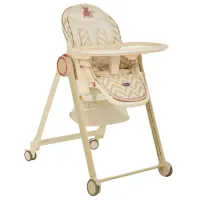 Scaun de masă Glamvers Alice (46639) / 3 luni / White 