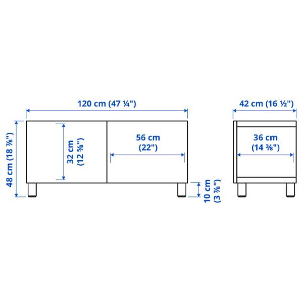 Comodă TV Ikea Besta 48 x 120 x 42 / PAL photo 4