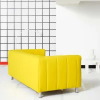 Canapea Ikea Klippan/Langban (5786520) Poliester / Yellow photo 2