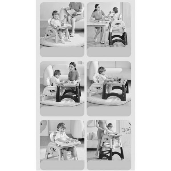 Scaun de masă Glamvers Multi (188449) / 6 luni / White  photo 3