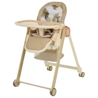Scaun de masă Glamvers Alice (46638) / 3 luni / Beige photo 2