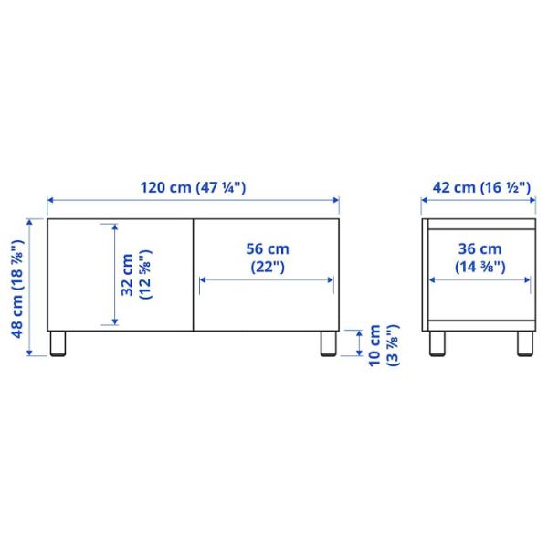 Comodă TV Ikea Besta 48 x 120 x 42 / PAL photo 3