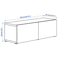 Тумба под телевизор Ikea Besta 38 x 120 x 42см / ДСП photo 2