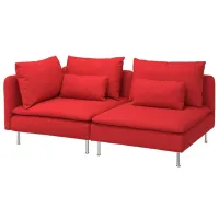 Canapea Ikea Soderhamn/Tonerud (5787710) Poliester / Red