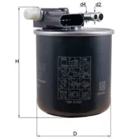 Filtru combustibil Mahle KL 911 10 mm photo 5